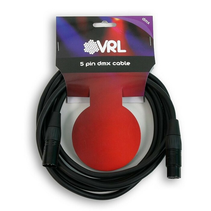 Elite Core Audio VRLDMX5P5 5 ft VRL 5 Pin DMX Cable VRLDMX5P5