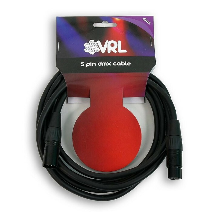 Elite Core VRLDMX5P5 5' VRL 5-pin DMX Cable