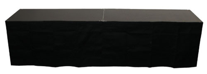 Show Solutions DDSKIRT4832 4'x32" Staging Skirt, Black