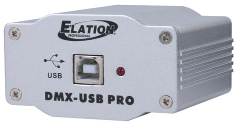Elation Pro Lighting DMX-USB PRO USB to DMX Trigger Interface DMX-USB-PRO
