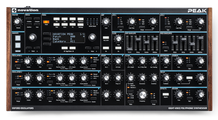 Novation Peak Eight-voice Polyphonic Synthesizer PEAK
