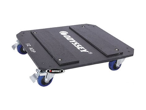 Odyssey FZADP Flight Zone Series Dolly Plate with 3.5" Swivel Casters, for FZAR Series Amp Racks FZADP