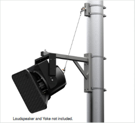 Adaptive Technologies Group PM-24-6UP-G UniFrame Outdoor Pole Speaker Mount For 6" Diameter Poles Or Larger