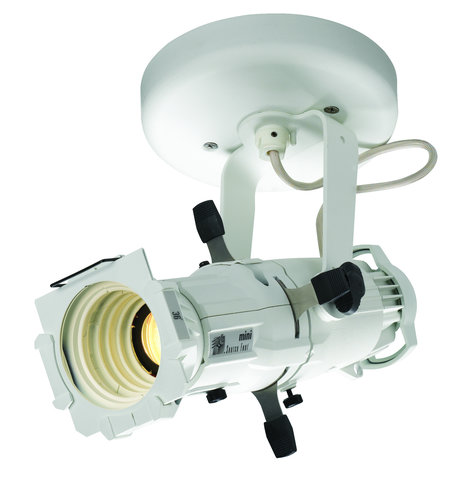 ETC/Elec Theatre Controls 4MLFB-4K-1 4000k Portable Source Four Mini LED Fixture Body in White 4MLFB-4K-1