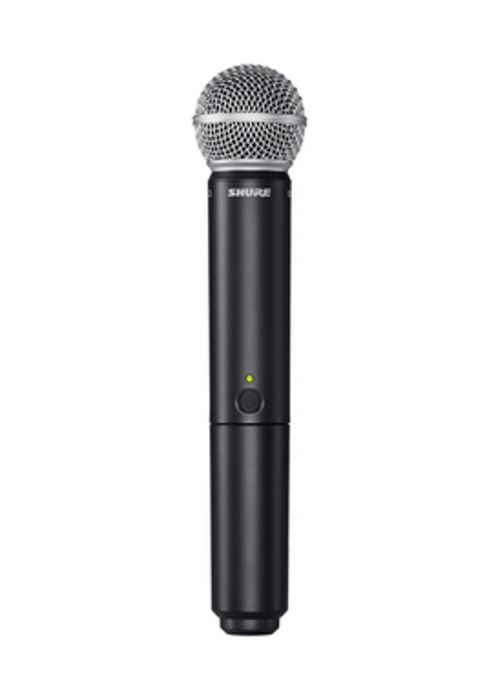 Shure BLX2/SM58-H10 Wireless Handheld Transmitter With SM58 Mic, H10 Band (542-572MHz)