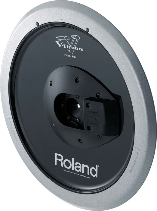 Roland CY-15R Ride - Metallic Gray 15" Dual-Zone V-Drum Ride Cymbal Pad