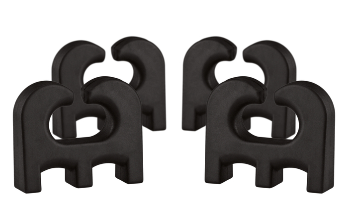 Meinl MCR-BK Conga Risers 4-piece Set, Black