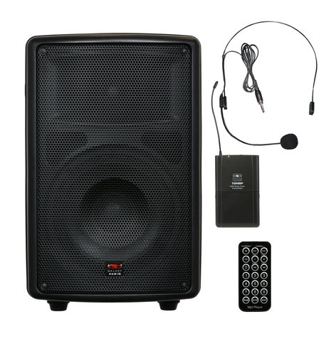 Galaxy Audio TQ8-20S0N Battery-Powered Portable Sound System with 8" Speaker & Wireless Headset, 517.550MHz TQ8-20S0N