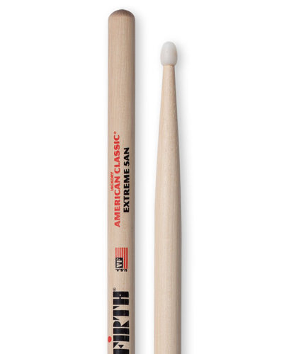 Vic Firth X5AN American Classic Extreme 5A Hickory Drumsticks with Nylon Tips X5AN