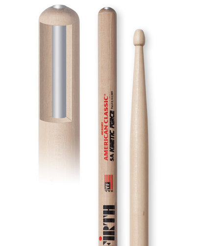 Vic Firth 5AKF 1 Pair of American Classic Kinetic Force 5A Drumsticks 5AKF
