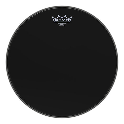 Remo ES-1022-00 22" Ebony Ambassador Bass Drum Head ES-1022-00