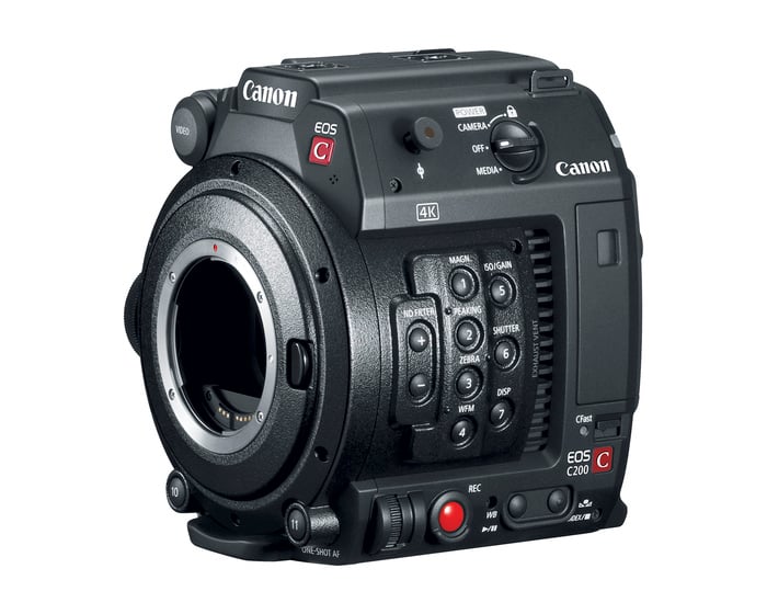 Canon EOS C200B 4K Cinema Camera With 8.85 Megapixel Super 35mm CMOS Sensor, Body Only