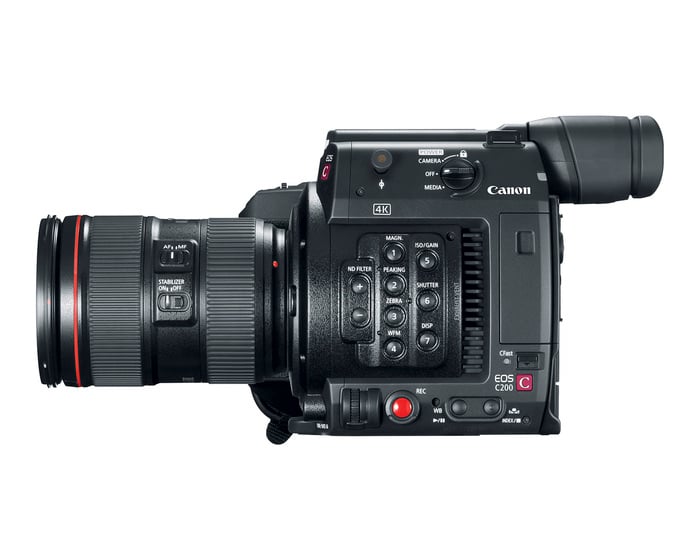 Canon EOS C200 24-105mm Kit 4K Cinema Camera With EF 24–105mm F/3.5–5.6 IS STM Standard Zoom Lens