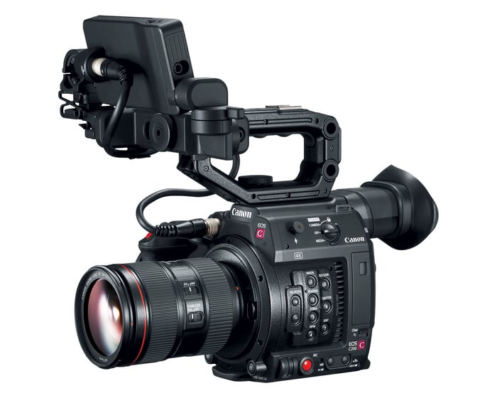 Canon EOS C200 KIT 8.85MP 4K RAW Digital Cinema Production Camera with 24-105 lens EOS-C200-KIT