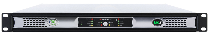 Ashly nXp1502 2-Channel Network Power Amplifier, 150W At 2 Ohms With Protea DSP