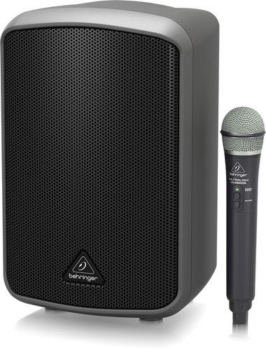 Behringer MPA100BT All-in-One Portable 100W Speaker with Wireless Microphone and Bluetooth Connectivity MPA100BT