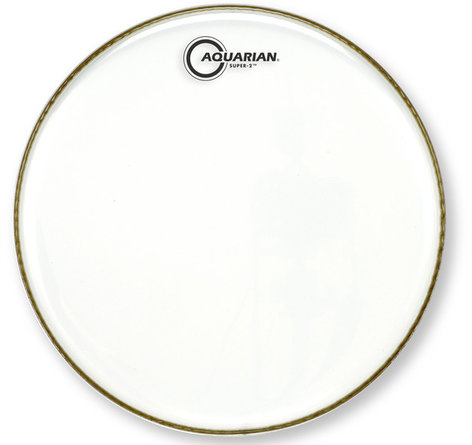 Aquarian S-2-14 14" Super-2 Two-Ply Clear Drum Head