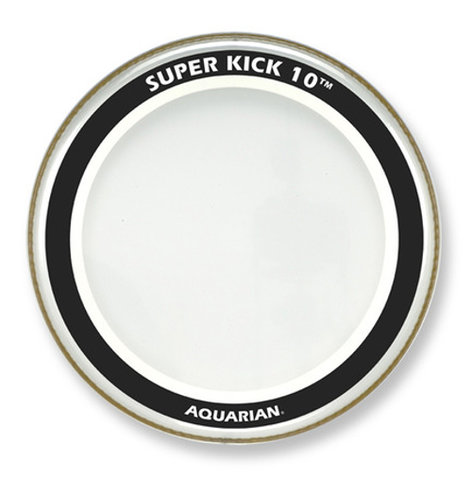 Aquarian Drumheads SK10-20 20" Super-Kick 10 Two-Ply Clear Bass Drum Head SK10-20