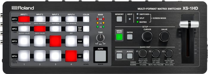 Roland Professional A/V XS-1HD 4x4 HD Multi-Format Matrix Switcher