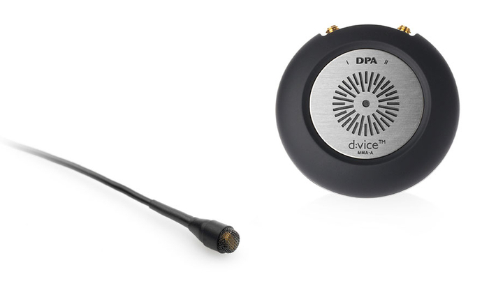 DPA Microphones VIDMK-4060 d:vice Lavalier Kit with SC4060 Microphone, 3X windscreen, 1X clip VIDMK-4060