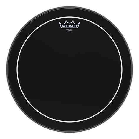 Remo ES-0612-PS 12" Ebony Pinstripe Drum Head