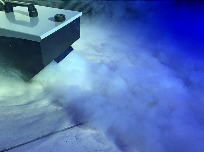 ADJ Mister Kool II 700W Water-Based Low-Lying Fog Machine, 3,000 Cfm Output