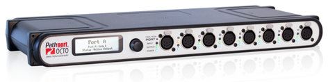 Pathway Connectivity 6403 Pathport OCTO 8-Port Gateway with Front XLR 5-Pin Female Connectors P6403