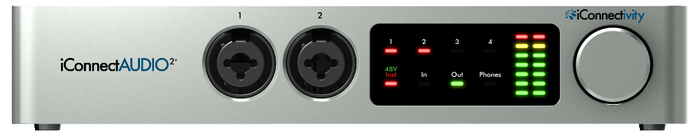 Hal Leonard iConnectAUDIO2+ Hybrid Multi-Host USB Audio and MIDI Interface IC-AUDIO2+