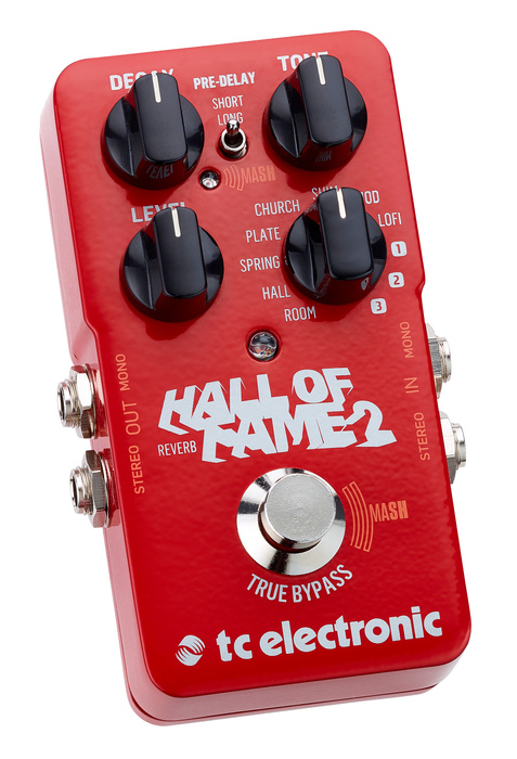 TC Electronic  (Discontinued) HALL-OF-FAME-REV-2 Hall Of Fame 2 Reverb TonePrint Enabled Reverb Pedal With MASH