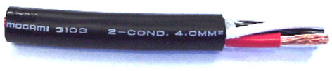 Mogami W3103-BY-FOOT 11AWG 2-Conductor Speaker Cable (Priced Per Foot) W3103-BY-FOOT