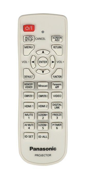 Panasonic N2QAYA000090 Remote For PT-VZ575N