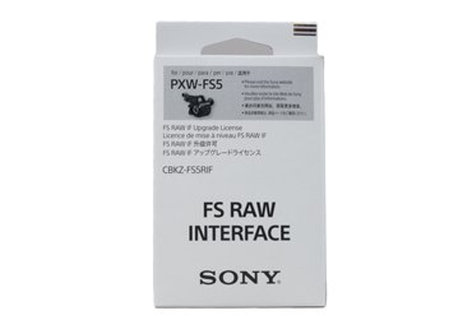 Sony CBKZ-FS5RIF Sony PXW-FS5 FS RAW Output Upgrade License CBKZ-FS5RIF