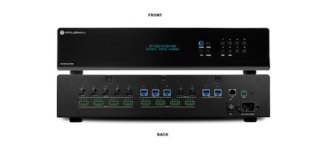 Atlona Technologies AT-UHD-CLSO-840 4K/UHD 8×4 HDBaseT and HDMI Matrix Switcher with PoE AT-UHD-CLSO-840