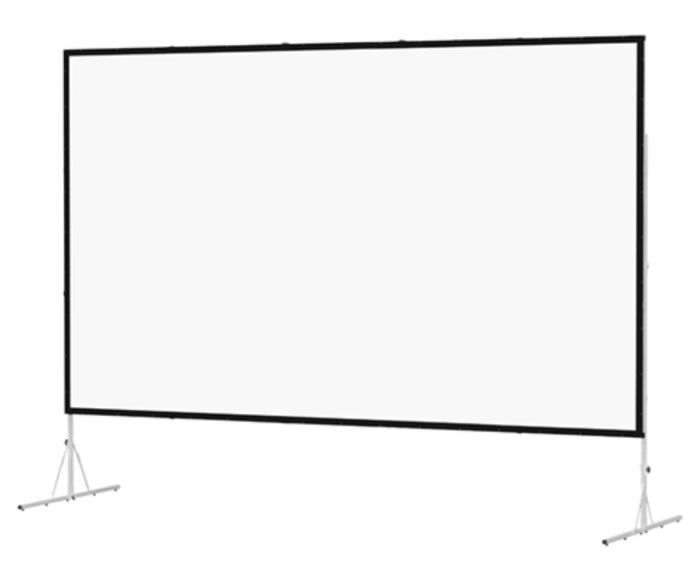 Da-Lite 88608 65" x 116" Fast-Fold Deluxe Truss Frame Da-Mat Projection Screen 88608