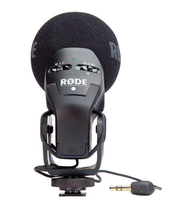 Rode STEREO-VIDEOMIC-PRO Stereo On-Camera Microphone With Rycote Lyre Shock Mount