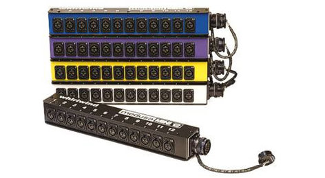 Whirlwind B12MNRW1CF MINI-12 Subsnake Drop Box with Female Multipin Connector B12MNRW1CF