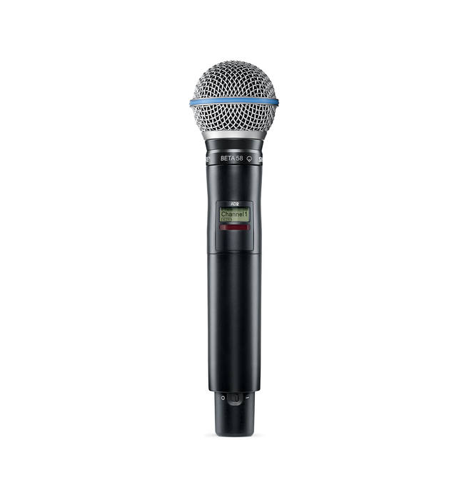 Shure AD2/BETA58 Axient Digital Handheld Transmitter with Beta 58 Microphone Capsule AD2/BETA58