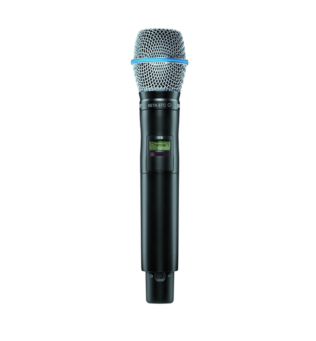 Shure AD2/BETA87C Axient Digital Handheld Transmitter with Beta 87C Mic Capsule AD2/BETA87C