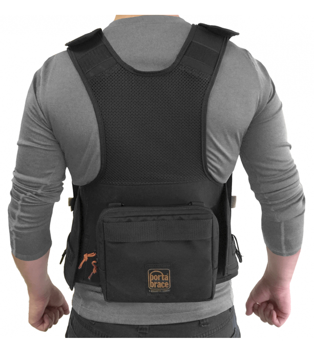 Porta-Brace ATV-633 Audio Tactical Vest For Sound Devices 633, Black