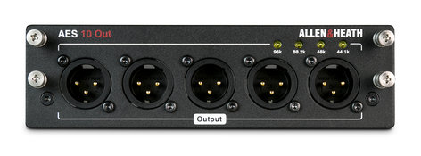 Allen & Heath AH-M-DL-AES10O-A AES3 Card with 10 Out, for dLive Audio Interface AH-M-DL-AES10O-A