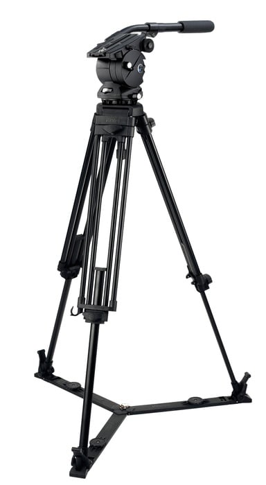 Vinten V10AS-AP2F Vision 10AS System With 2-Stage Aluminum Tripod, Ground Spreader And Soft Case