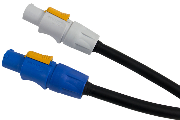 Elite Core Audio PC14-AB 6 ft Hand-Built 14 AWG Power Extension Cable with Neutrik powerCON Connectors PC14-AB-6