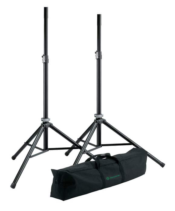 K&M Stands 21449 Speaker Stand Package with Bag 21449