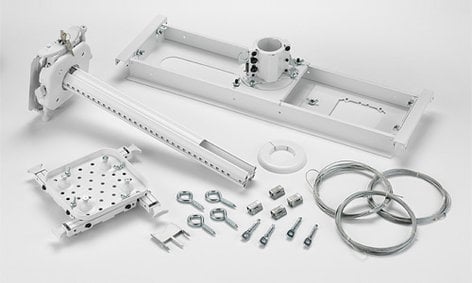 Chief Manufacturing SYSAUW White Suspended Ceiling Projector System SYSAUW