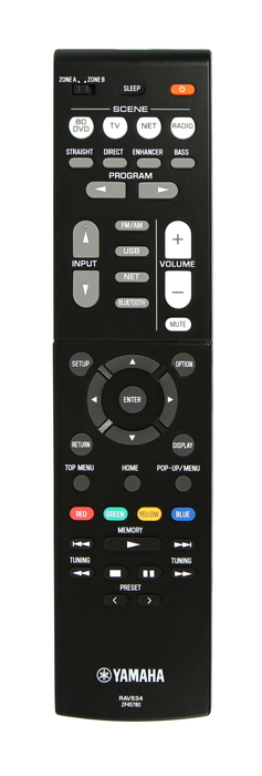 Yamaha ZP457800 RX-V581 Replacement Remote ZP457800
