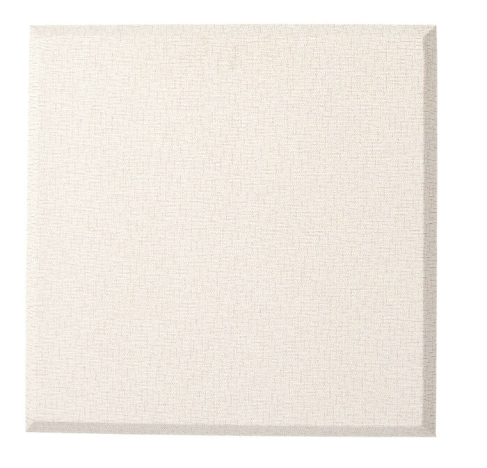 Acoustic Geometry Small Fabric-Wrapped Panel 24" x 24" x 1" Flat Fiberglass Absorber Panel in Broadcast Graphite WLP122BROASERE