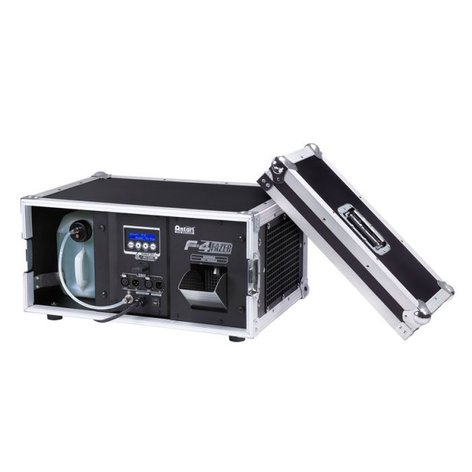 Antari F-4 Fazer 1500W Water-Based Haze Machine With DMX Control And Case, 6,000 CFM Output