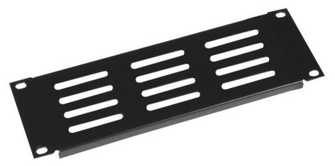 Gator Cases Rackworks GRW-HALFRKPNLVNT2 2RU Half Rack Standard Width Vented Panel GRW-HALFRKPNLVNT2