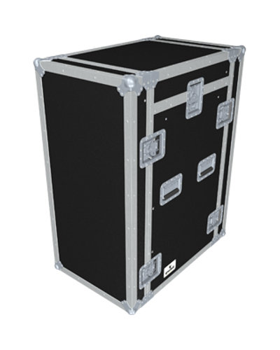 Grundorf Corp T2-TLR1824 18RU Tour 2 Series Top-Load Rack with 12RU Slant Top T2-TLR1824