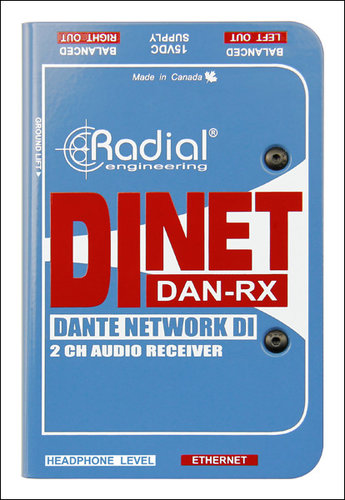 Radial Engineering DAN-RX Dante DI receiver DAN-RX